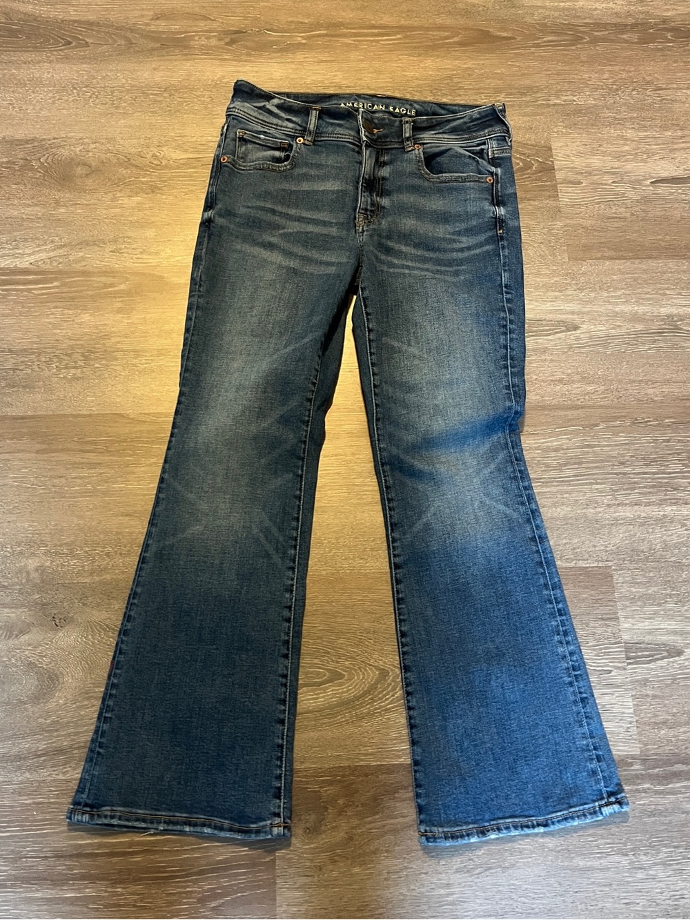 American Eagle Kick Boot Jeans size 8 extra short